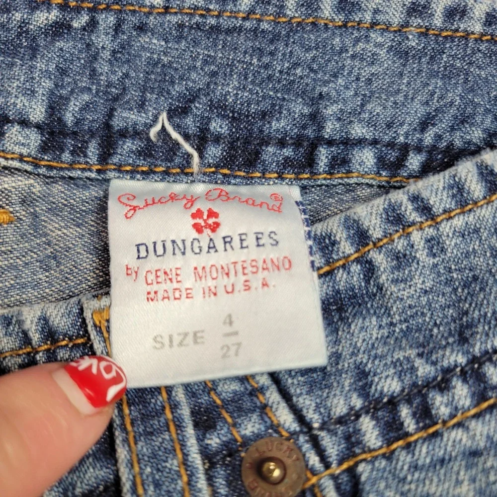 Lucky Brand Flirtie Jean Womens 4/27 Blue Flare Denim‎ Made in USA F21M010